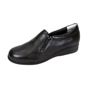 24 HOUR COMFORT Bobbi Women's Wide Width Leather Loafers