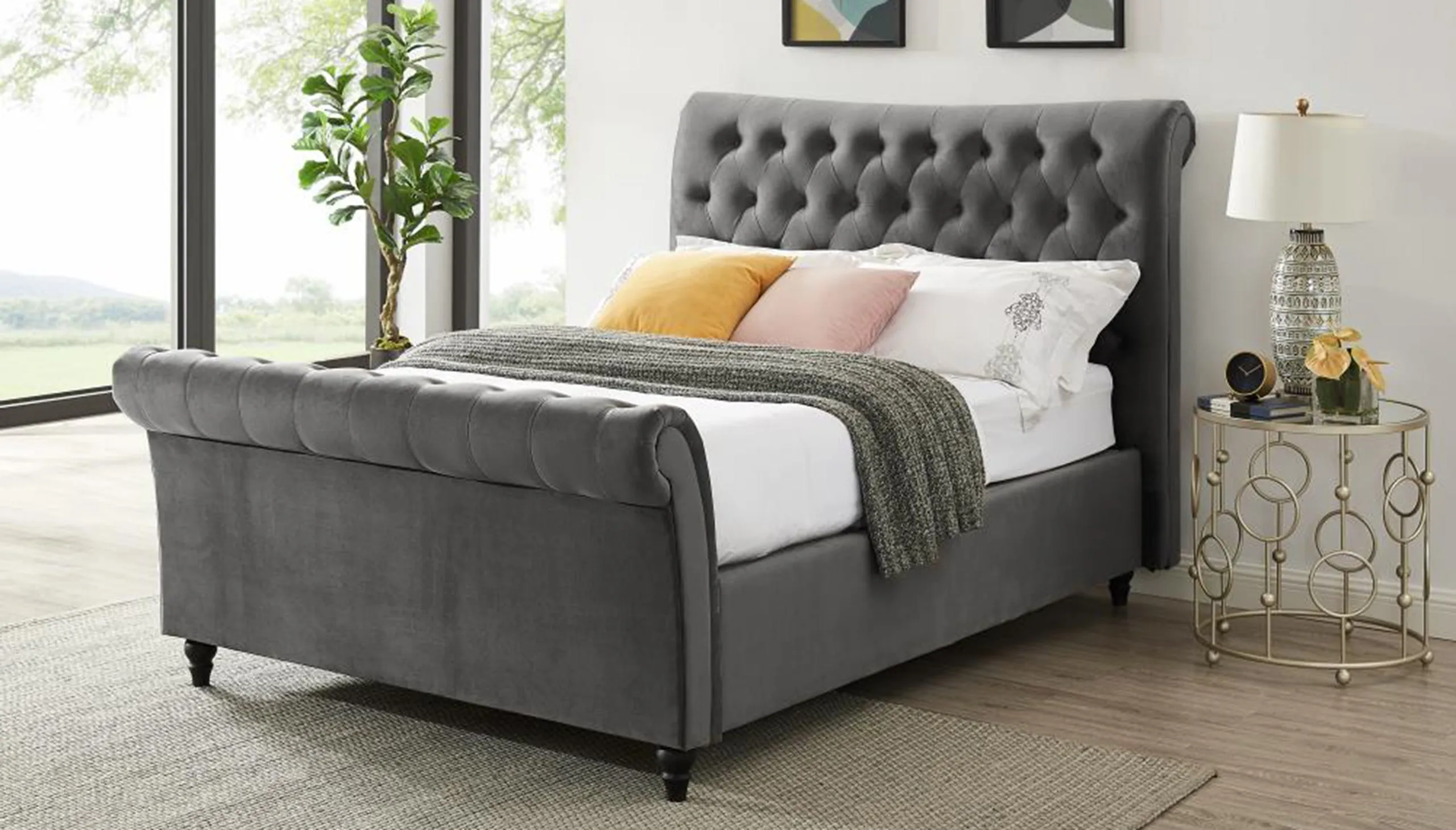 Darwell Ottoman King Bed Frame