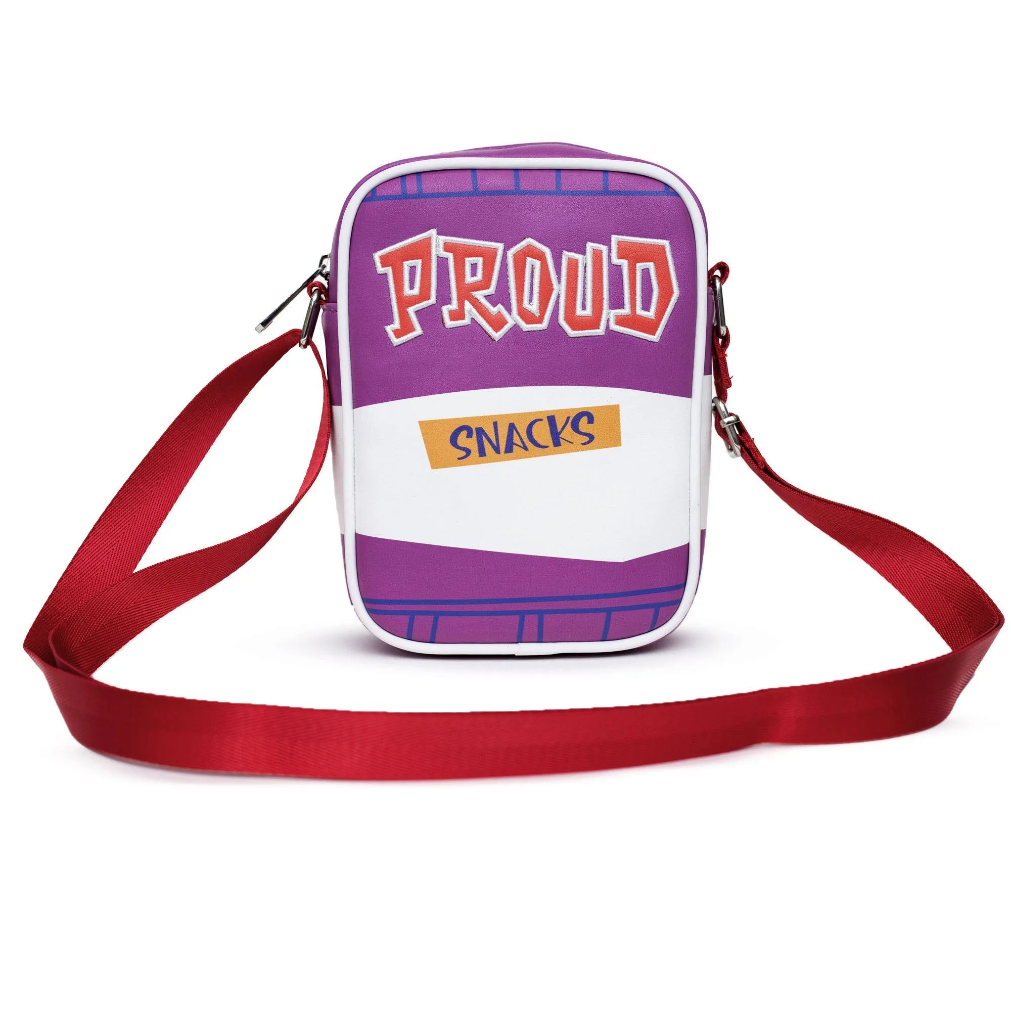 Disney Bag, Cross Body, The Proud Family Proud Snacks Logo, Purple, Vegan Leather