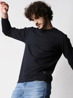 Disrupt Men Navy Jacquard Classy Pullover