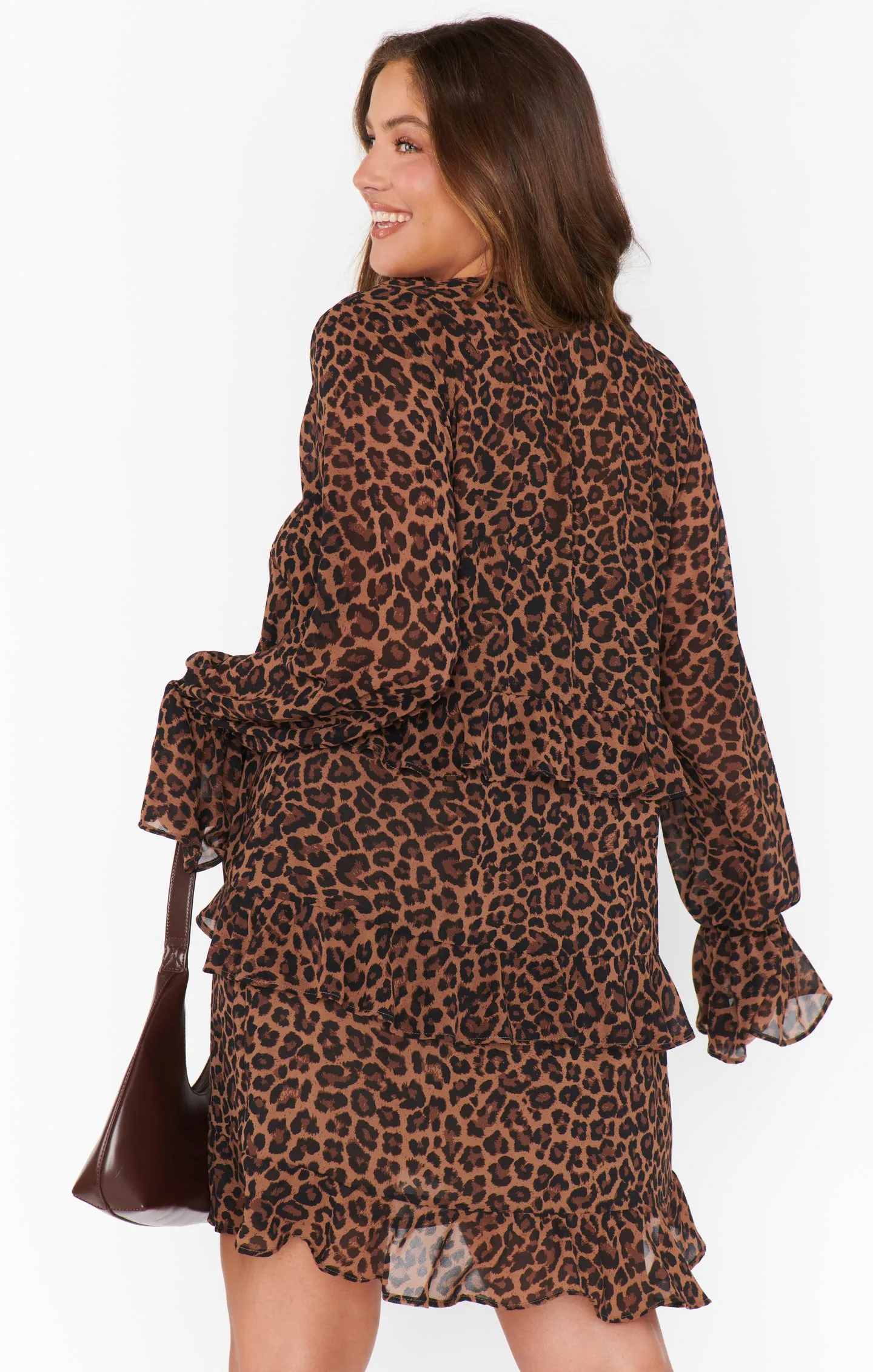 Fleetwood Mini Dress ~ Leopard Latte