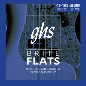 Ghs M3075-5 Brite Flats Electric Bass Strings