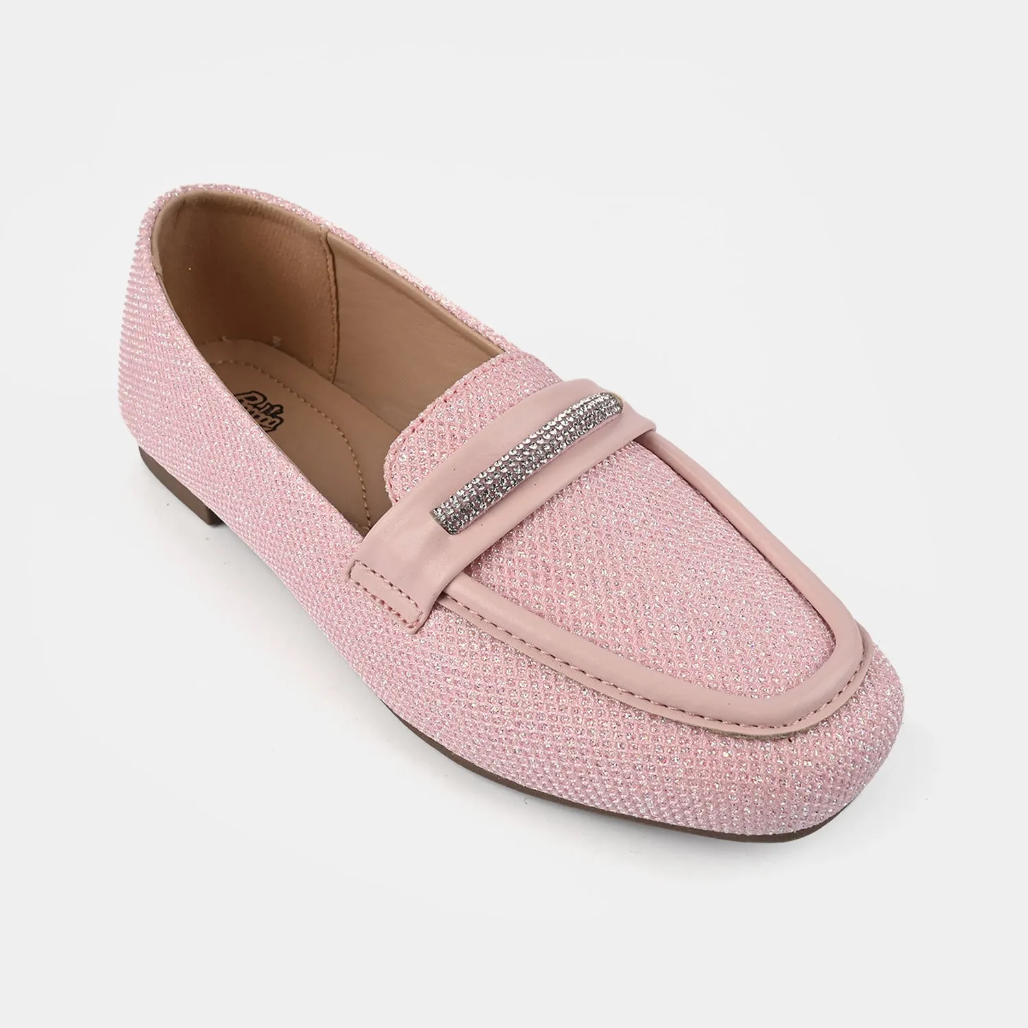 Girls Loafer OS-02-Tea.Pink