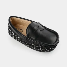 Girls Loafers PY-A1-BLACK