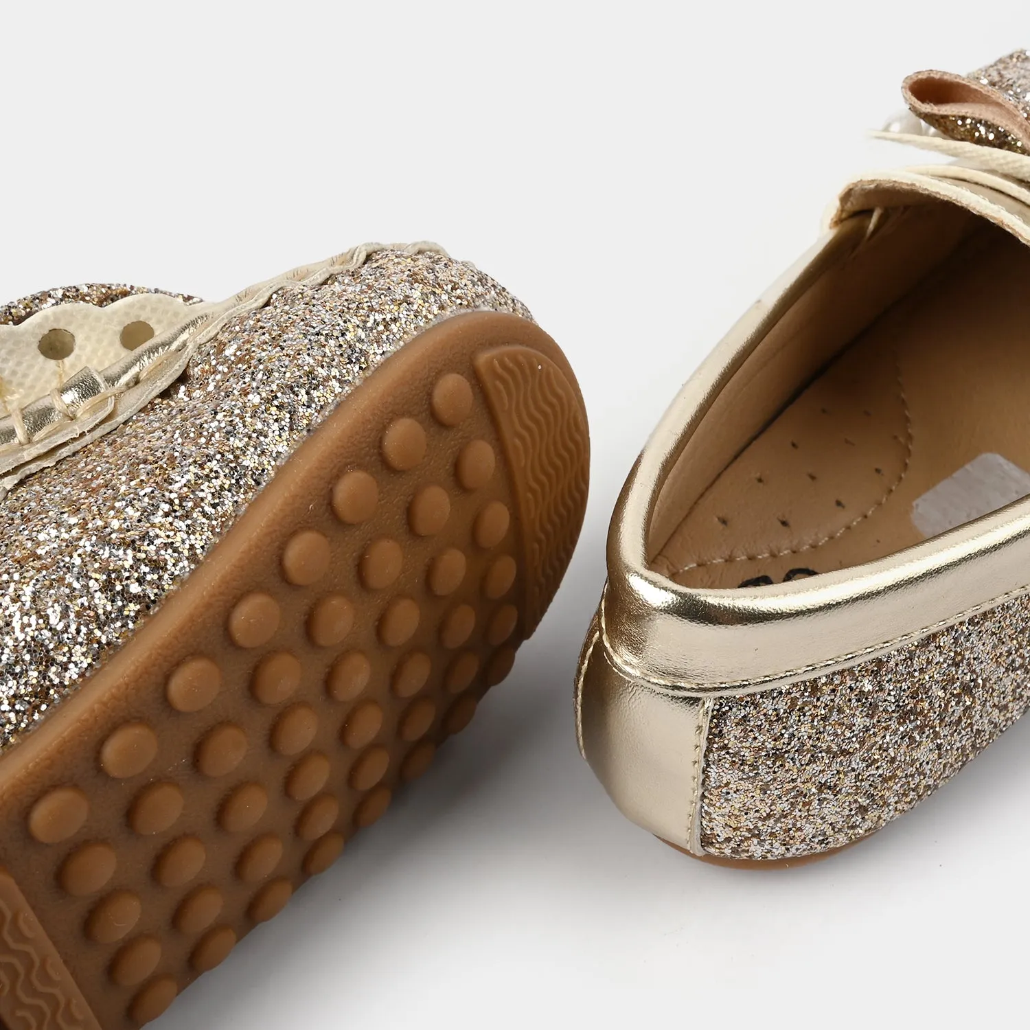 Girls Loafers PY-L2-Golden