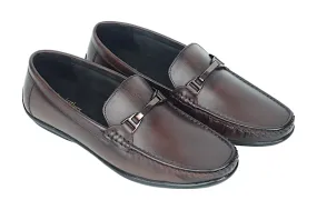 Mens leather loafer shoe 98001