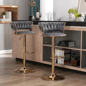 Opulent Velvet Bar Stool