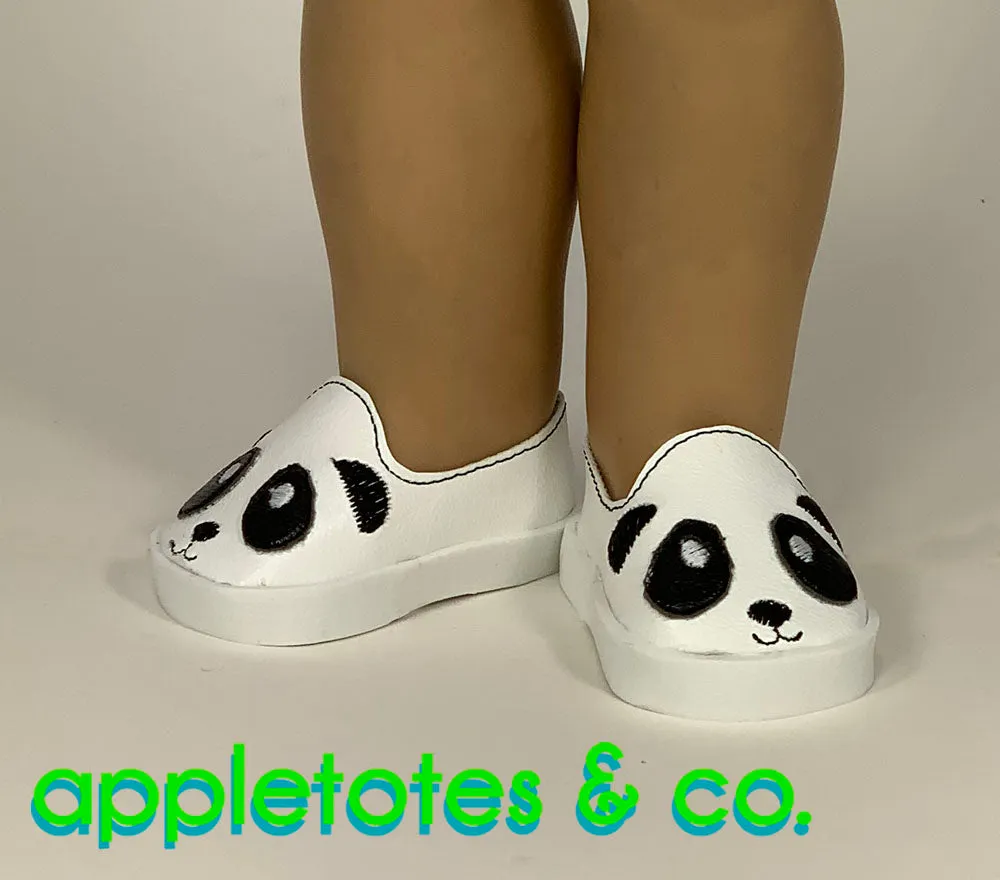 Panda Flats ITH Embroidery Patterns for 18 Inch Dolls