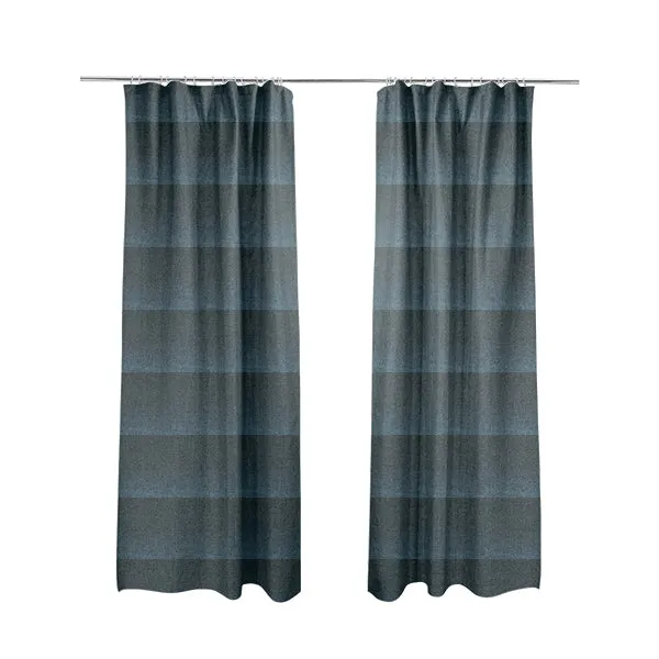 Plaza Opulence Soft Textured Velvet Furnishing Fabric In Navy Blue - Made To Measure Curtains