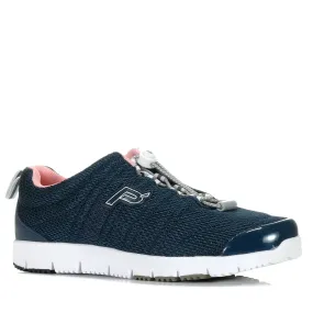 Propet Travel Mesh Navy/Melon