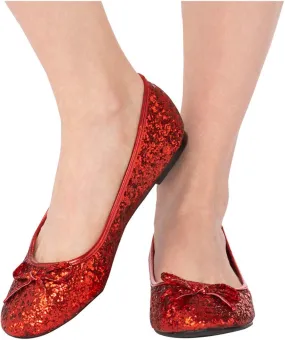 Rubie's Red Glitter Shoes For Adults