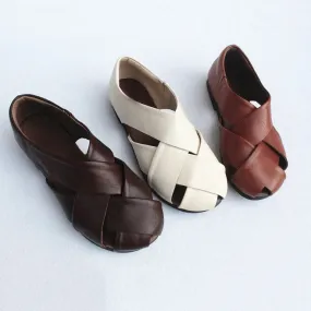 Summer Handmade Woven Sandals Single Shoes