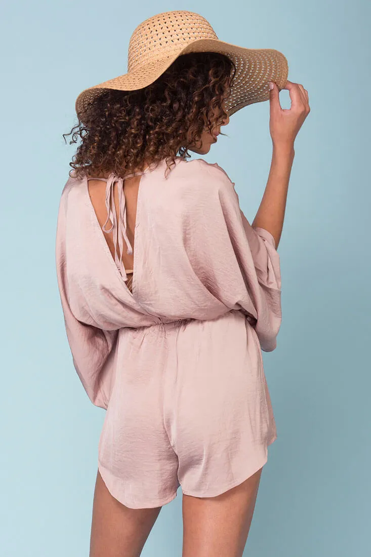 Zaylee Cute Casual Romper Mocha